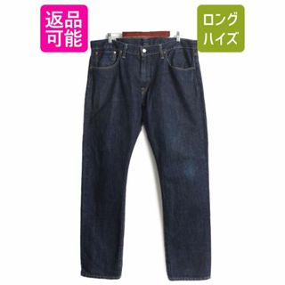 ラルフローレン(Ralph Lauren)のポロ ラルフローレン ストレート デニム パンツ メンズ 36 32 / 古着 ジーンズ ジーパン リラックス ヴィンテージ モデル 耳付き 赤耳 濃紺(デニム/ジーンズ)