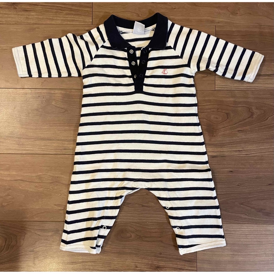 PETIT BATEAU(プチバトー)のPetit Bateau プチバトー　ロンパース キッズ/ベビー/マタニティのベビー服(~85cm)(ロンパース)の商品写真