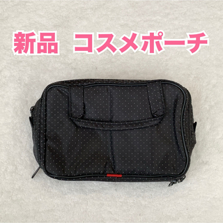 【新品】多機能コスメポーチ/マルチケース　シンプルデザイン　収納力　ポケット(ポーチ)