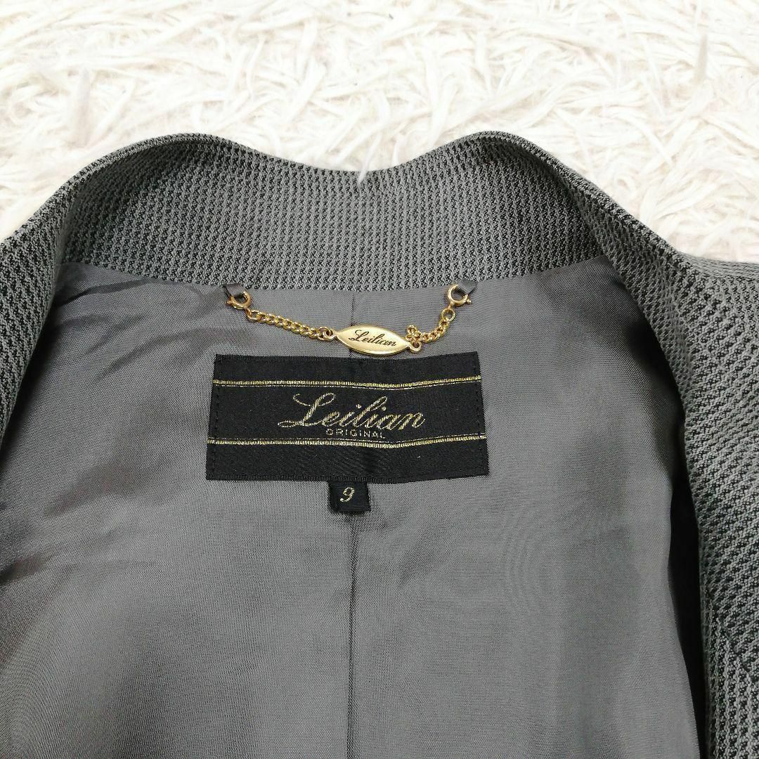 leilian(レリアン)のLeilian  レリアン　ジャケット　薄手　スタンドカラー　レディース　M レディースのジャケット/アウター(ブルゾン)の商品写真
