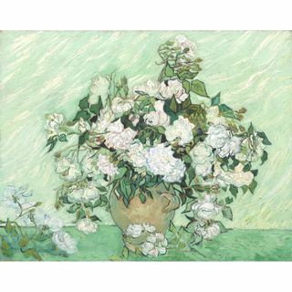 新品　ゴッホ「バラの花」A4サイズ　高級印刷画 額なし　(絵画/タペストリー)