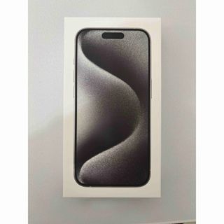 アップル(Apple)のiPhone 15 Pro 256GB ホワイトチタニウム(スマートフォン本体)