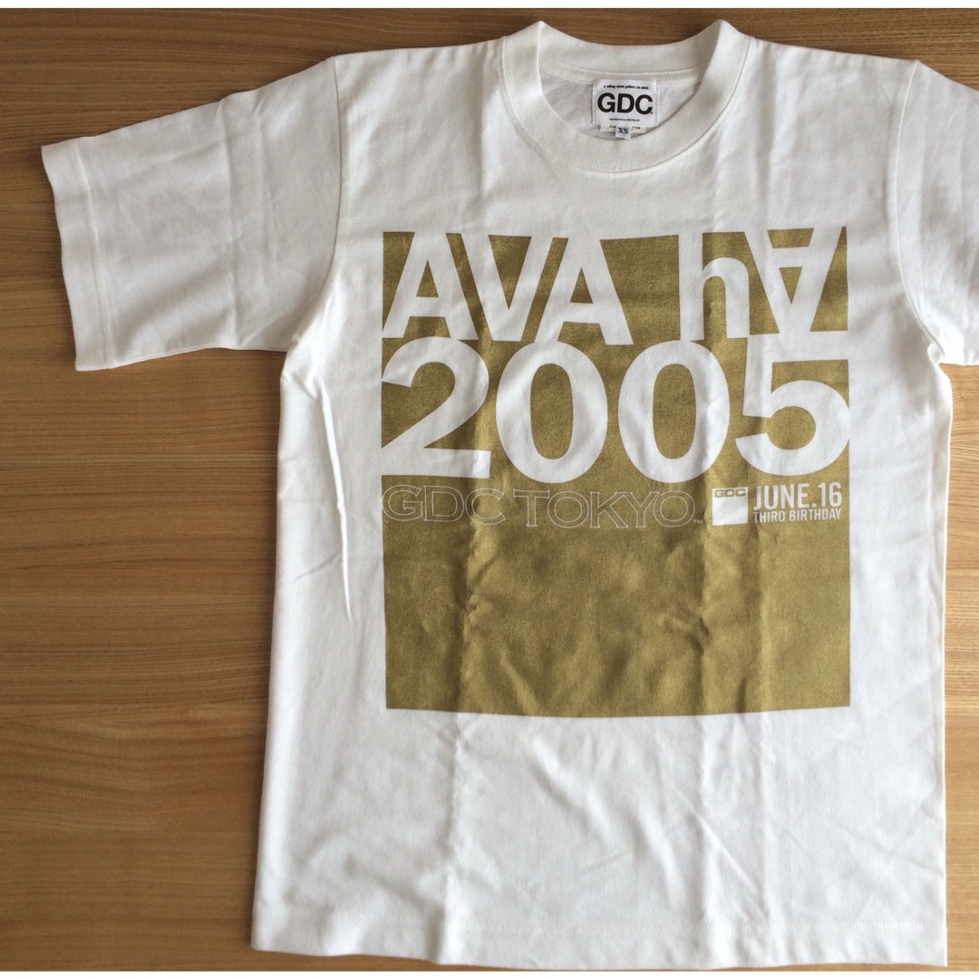 GDC(ジーディーシー)の未使用！GDC 3周年 記念 Tシャツ AVA hA 2005 THIRD レア メンズのトップス(Tシャツ/カットソー(半袖/袖なし))の商品写真