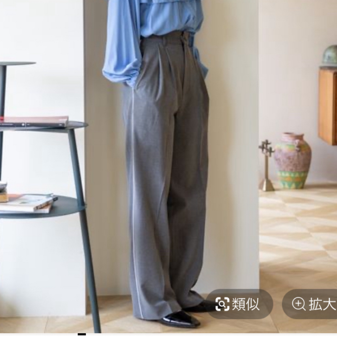 LOWRYS FARM(ローリーズファーム)のローリーズファーム/スタイルUPワイドパンツ レディースのパンツ(カジュアルパンツ)の商品写真