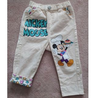 Disney - リトシー ミッキー シェフ デニムパンツ 90