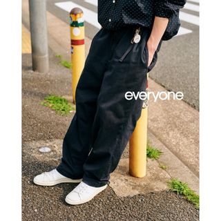 1LDK SELECT - everyone belted easy pants (NAVY)