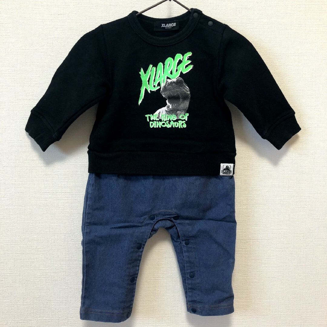 XLARGE KIDS - エクストララージキッズ ロンパース 恐竜 50〜70の通販