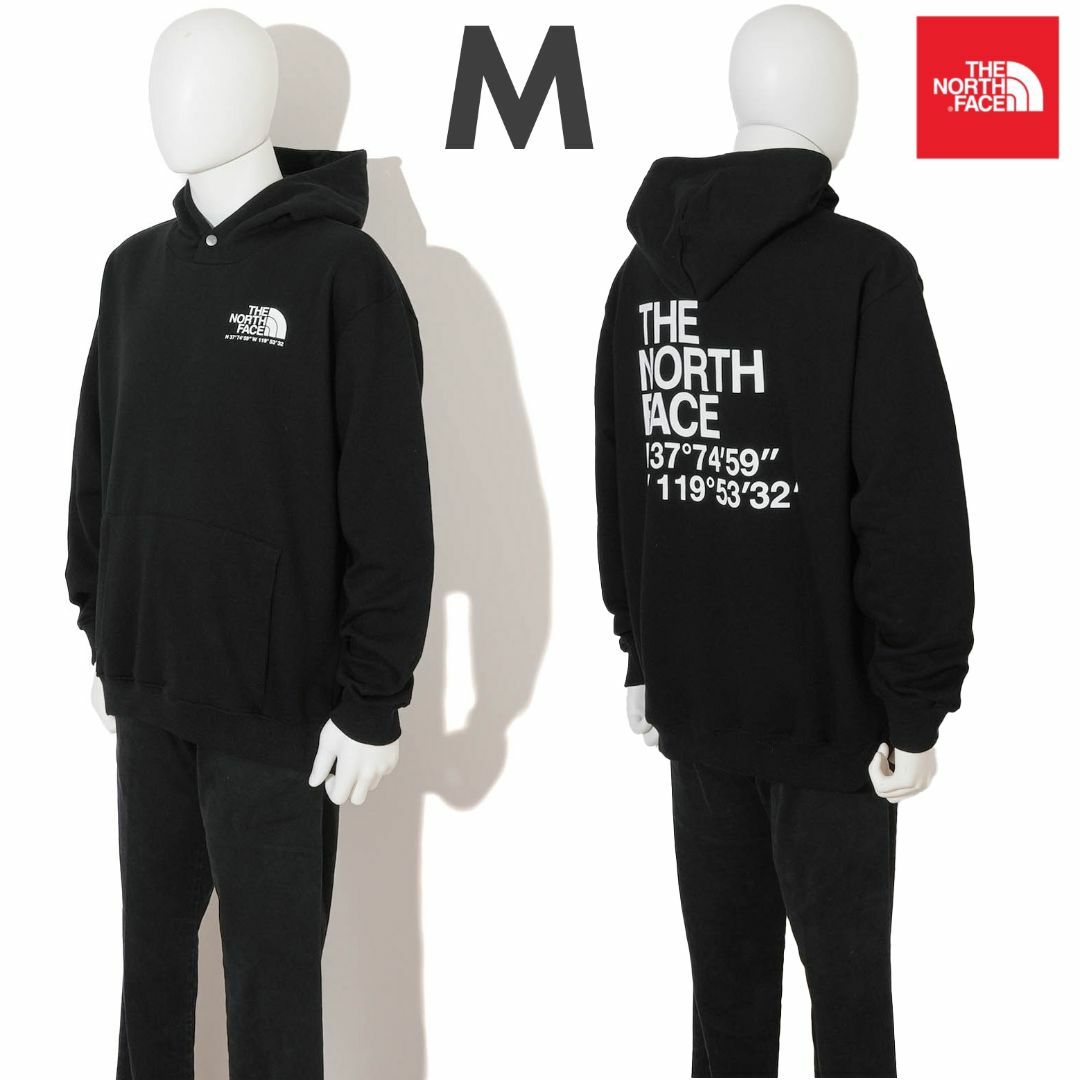 THE NORTH FACE(ザノースフェイス)の新品 THE NORTH FACE 座標プリント 日本未入荷 パーカー M メンズのトップス(パーカー)の商品写真