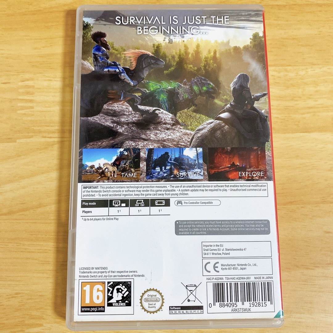 Nintendo Switch(ニンテンドースイッチ)のARK: Survival Evolved   海外版 エンタメ/ホビーのゲームソフト/ゲーム機本体(家庭用ゲームソフト)の商品写真