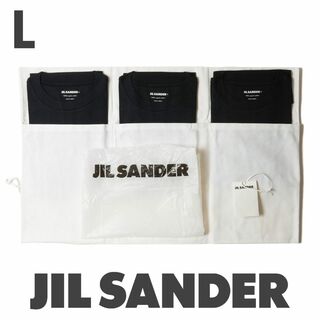 新品 JIL SANDER T-SHIRT 3 PACK DARK BLUE