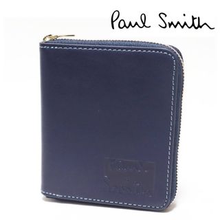 ポールスミス(Paul Smith)の《ポールスミス》箱付新品 立体ロゴ レザーラウンドジップ2つ折り財布 ウォレット(折り財布)