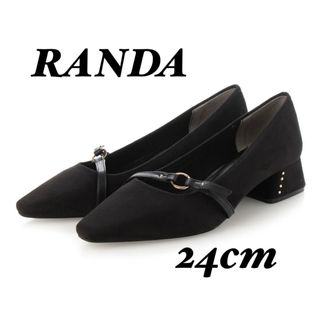 RANDA パンプス　ブラック