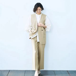 ユナイテッドアローズグリーンレーベルリラクシング(UNITED ARROWS green label relaxing)のグリーンレーベル　ジレ　矢野未希子　ユナイテッドアローズ(ベスト/ジレ)