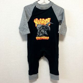 エクストララージキッズ(XLARGE KIDS)のエクストララージキッズ　ロンパース　恐竜　80(ロンパース)