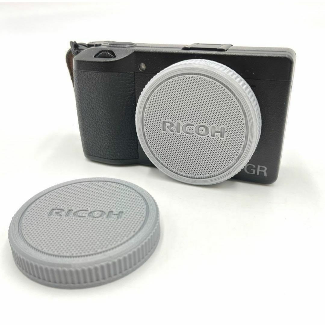 RICOH(リコー)のRICOH リコー GR3/x,GR2レンズキャップ　黒色2個セット スマホ/家電/カメラのカメラ(コンパクトデジタルカメラ)の商品写真