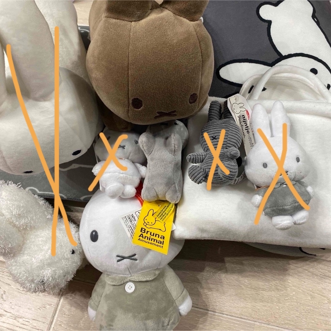 miffy(ミッフィー)のミッフィ　ディックブルーナ　ブルーナボンボン　ぬいぐるみ　セット　まとめ売り エンタメ/ホビーのおもちゃ/ぬいぐるみ(キャラクターグッズ)の商品写真