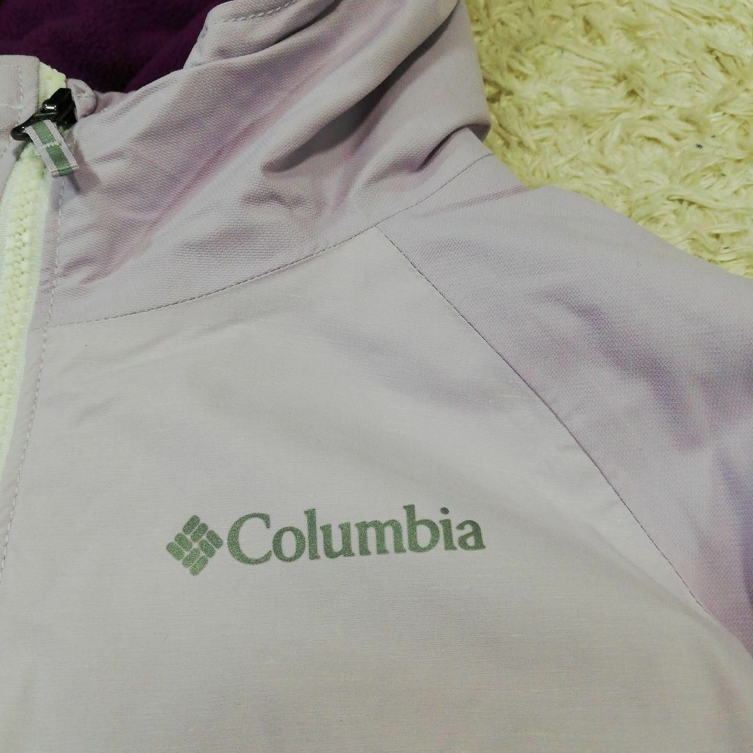 Columbia(コロンビア)のcolumbia　スノボウェア　スキーウェア　ジュニア　キッズ　オムニテック　紫 スポーツ/アウトドアのスノーボード(ウエア/装備)の商品写真