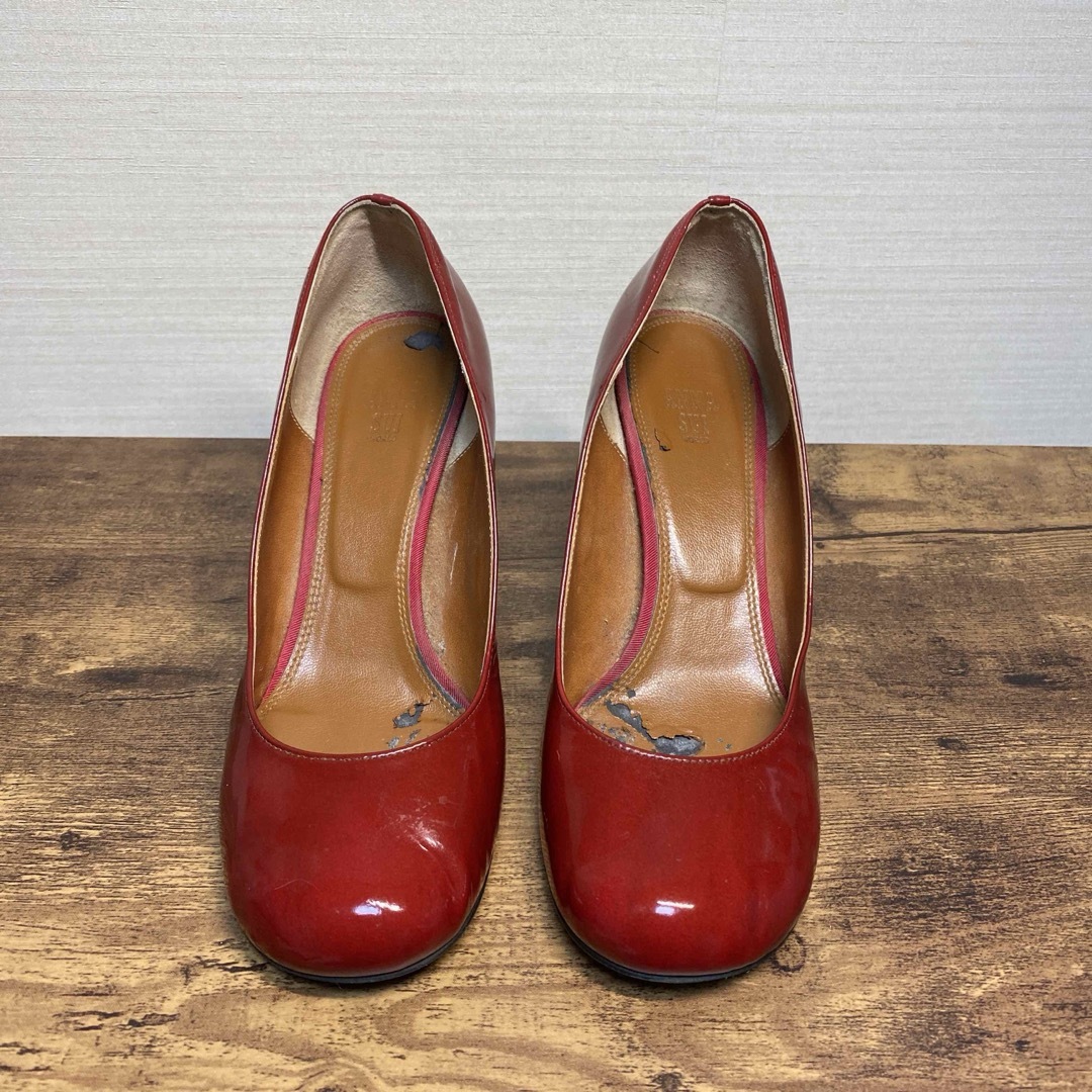 ANNA SUI(アナスイ)のANNA SUI アナスイ パンプス ラウンドトゥ レザー ミドルヒール レディースの靴/シューズ(ハイヒール/パンプス)の商品写真