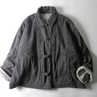 イッセイミヤケ(ISSEY MIYAKE)の希少I.S.ツモリチサト80’s中綿リバーシブルチャイナブルゾン イッセイミヤケ(ブルゾン)