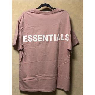 FOG-Fear Of God Essentials バックロゴピンクTシャツ