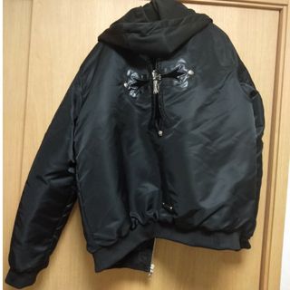 クロムハーツ(Chrome Hearts)の【未着用】フード付ボンバージャケット(ブルゾン)