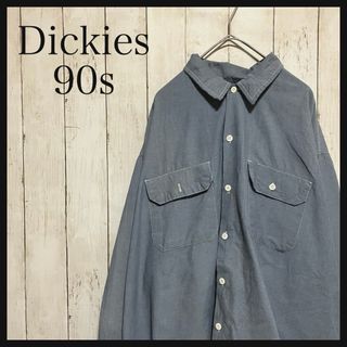 ディッキーズ(Dickies)のディッキーズ 長袖ワークシャツワンポイント刺繍ロゴZ1108(シャツ)