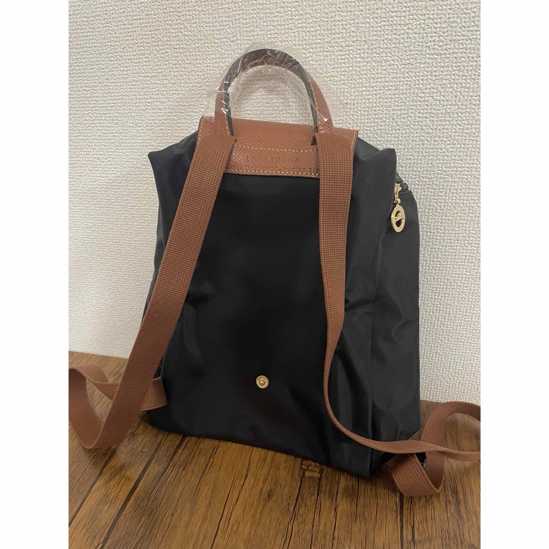 LONGCHAMP(ロンシャン)の【新品未使用】ロンシャン　ルプリアージュ　リュック　ブラック レディースのバッグ(リュック/バックパック)の商品写真