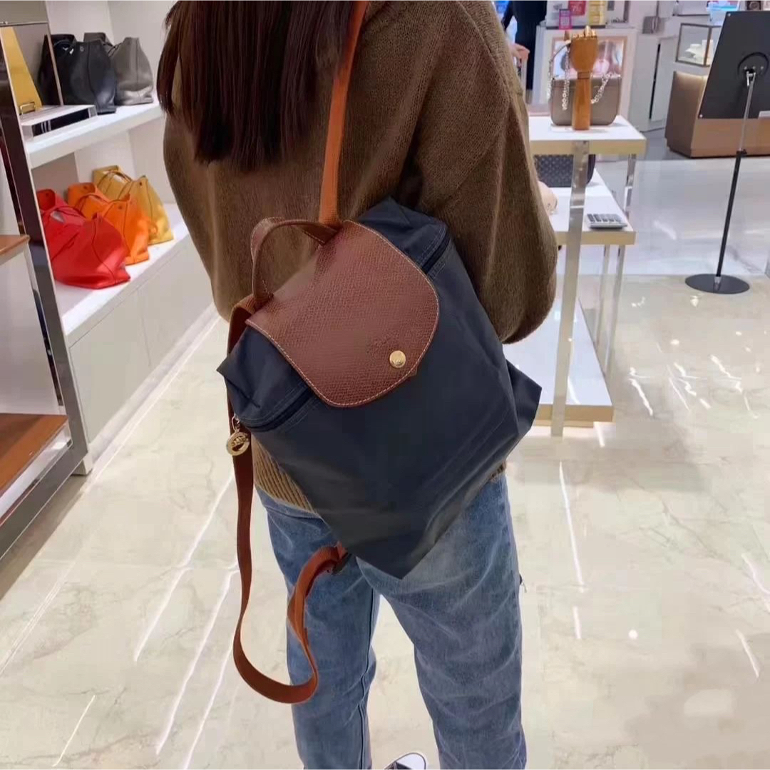 LONGCHAMP(ロンシャン)の【新品未使用】ロンシャン　ルプリアージュ　リュック　ブラック レディースのバッグ(リュック/バックパック)の商品写真