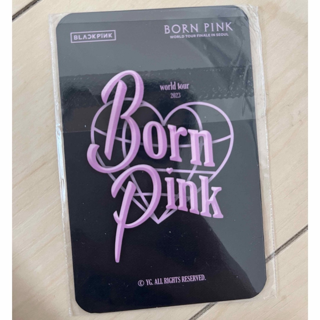 BLACKPINK(ブラックピンク)のラスト3点‼️Blackpink ジェニ　ソウルコン限定Born Pinkトレカ エンタメ/ホビーのタレントグッズ(アイドルグッズ)の商品写真