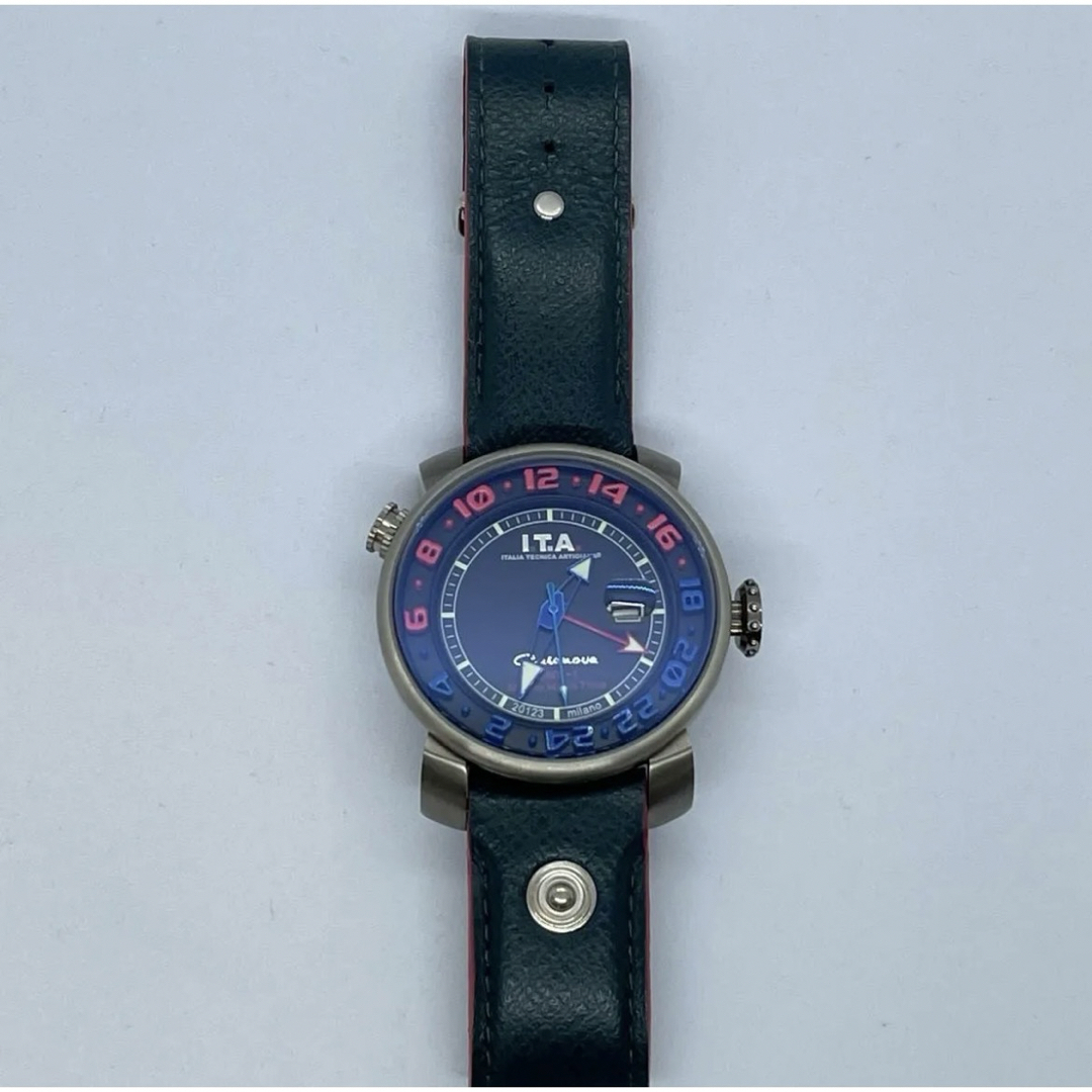I.T.A.(アイティーエー)の美品　I.T.A イタリア　GMT+1 カサノバ　腕時計 男女兼用 メンズの時計(腕時計(アナログ))の商品写真