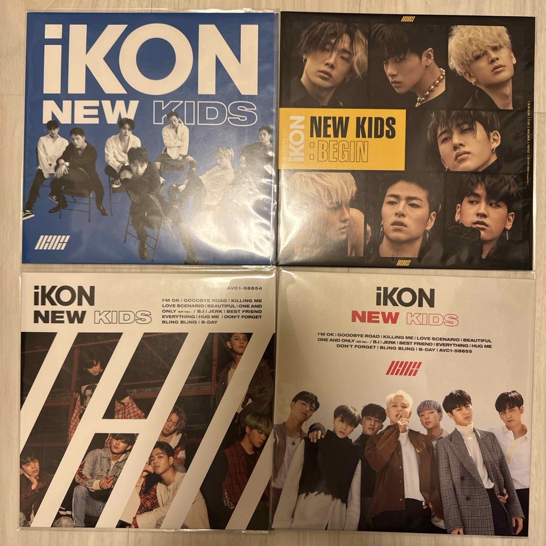 iKON(アイコン)のiKON NEW KIDSリリイベ3形+ NEW KIDS BIGIN エンタメ/ホビーのCD(K-POP/アジア)の商品写真