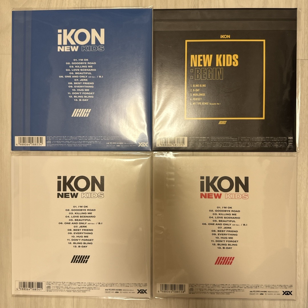iKON(アイコン)のiKON NEW KIDSリリイベ3形+ NEW KIDS BIGIN エンタメ/ホビーのCD(K-POP/アジア)の商品写真