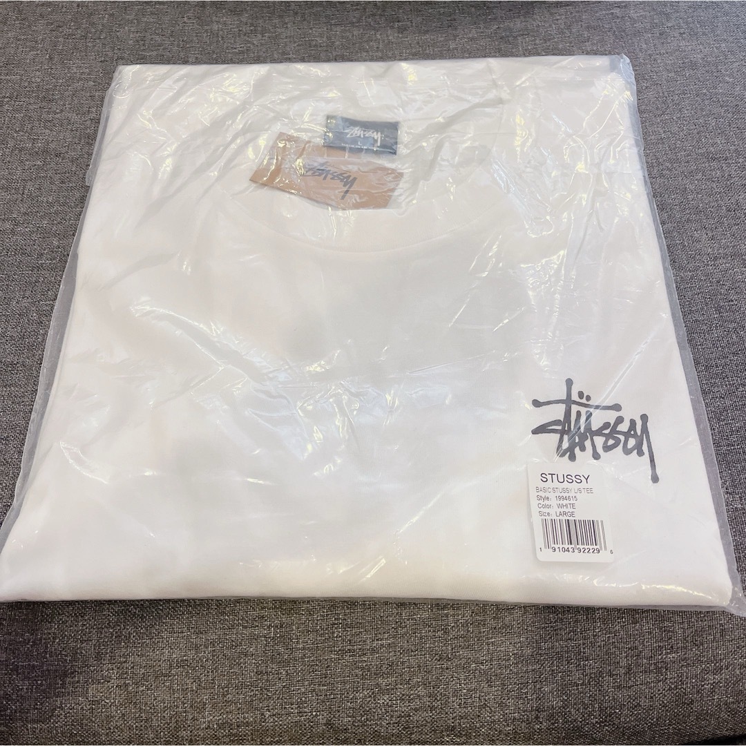 STUSSY(ステューシー)のstussy ステューシー 長袖 ロンT カットソー ベイシック ホワイト  L メンズのトップス(Tシャツ/カットソー(七分/長袖))の商品写真