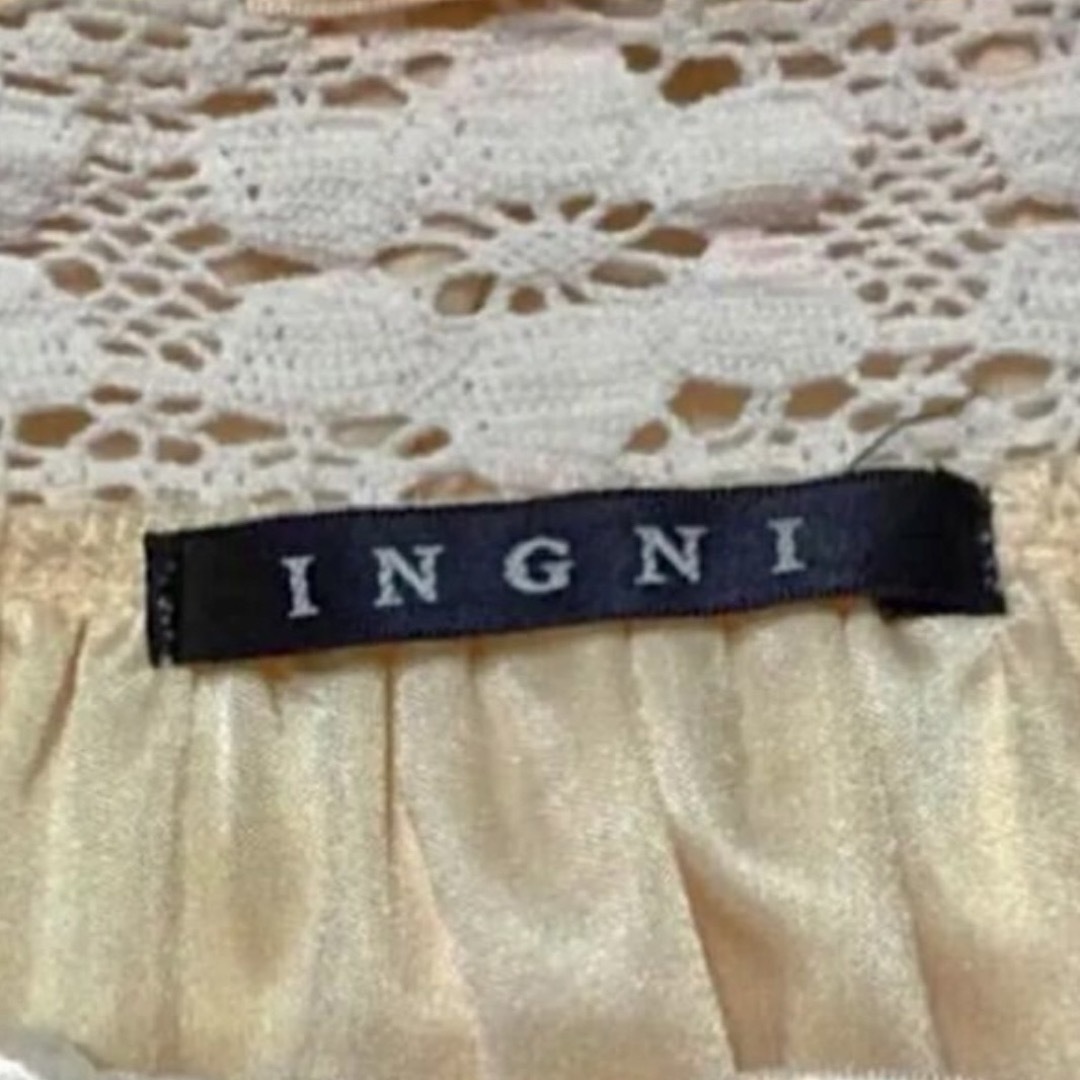 INGNI(イング)のINGNI❤️レースとフリルの春色フェミニンブラウス レディースのトップス(シャツ/ブラウス(長袖/七分))の商品写真