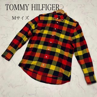 トミーヒルフィガー(TOMMY HILFIGER)のTOMMY HILFIGER トミーヒルフィガー 長袖シャツ カラフル M(シャツ)