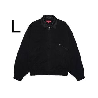 Supreme Leather Collar Utility Jacket