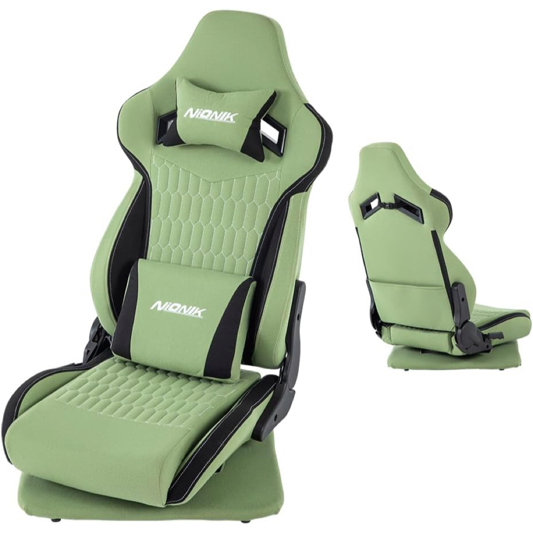 NIONIK ゲーミングチェア 座椅子型 インテリア/住まい/日用品の椅子/チェア(デスクチェア)の商品写真