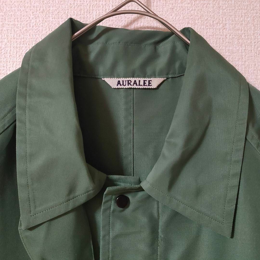 AURALEE(オーラリー)のAURALEE SILK POLYESTER GROSGRAIN SOUTIEN メンズのジャケット/アウター(ステンカラーコート)の商品写真