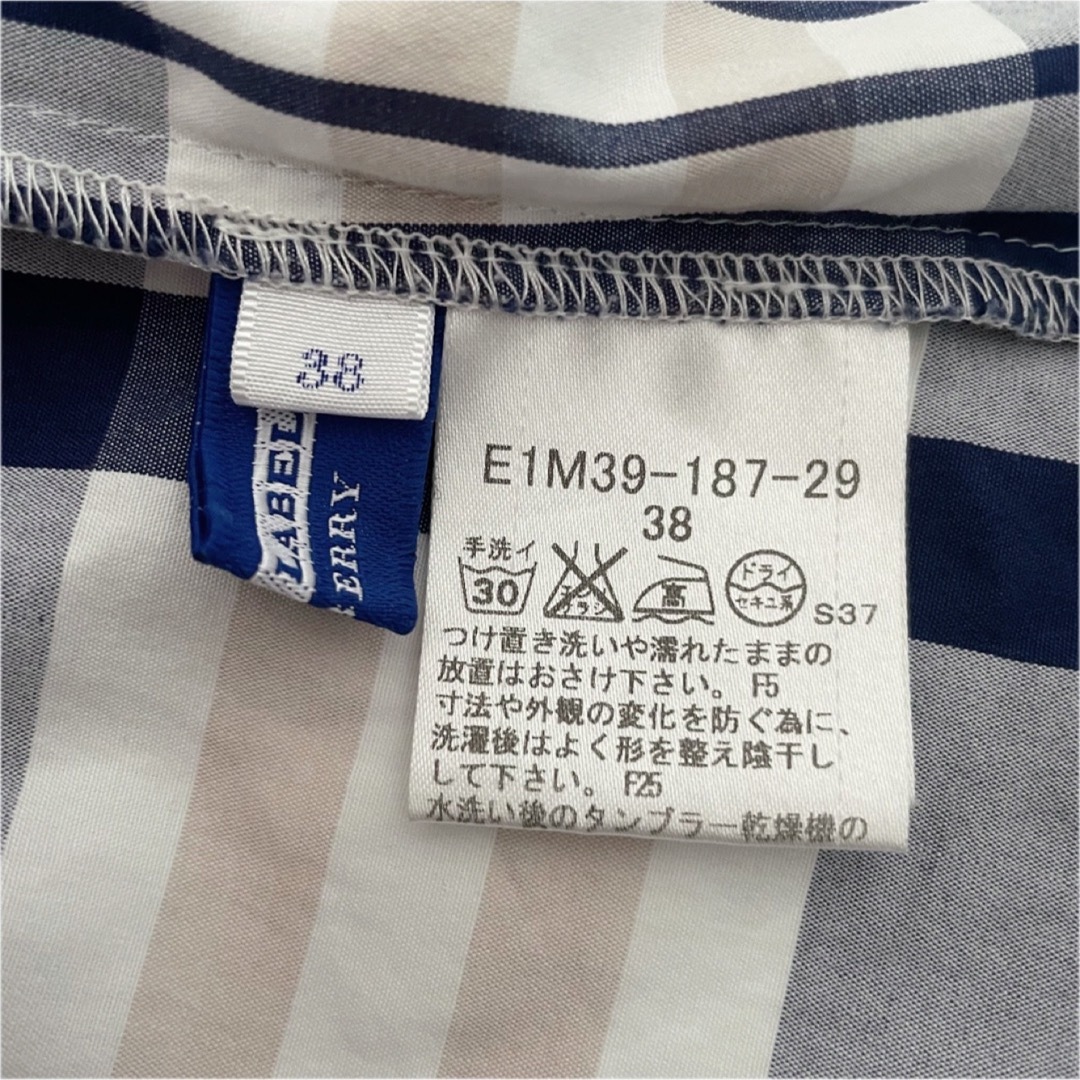 BURBERRY BLUE LABEL(バーバリーブルーレーベル)の美品 BURBERRY BLUE LABEL  チェック ブラウス シャツ レディースのトップス(シャツ/ブラウス(長袖/七分))の商品写真