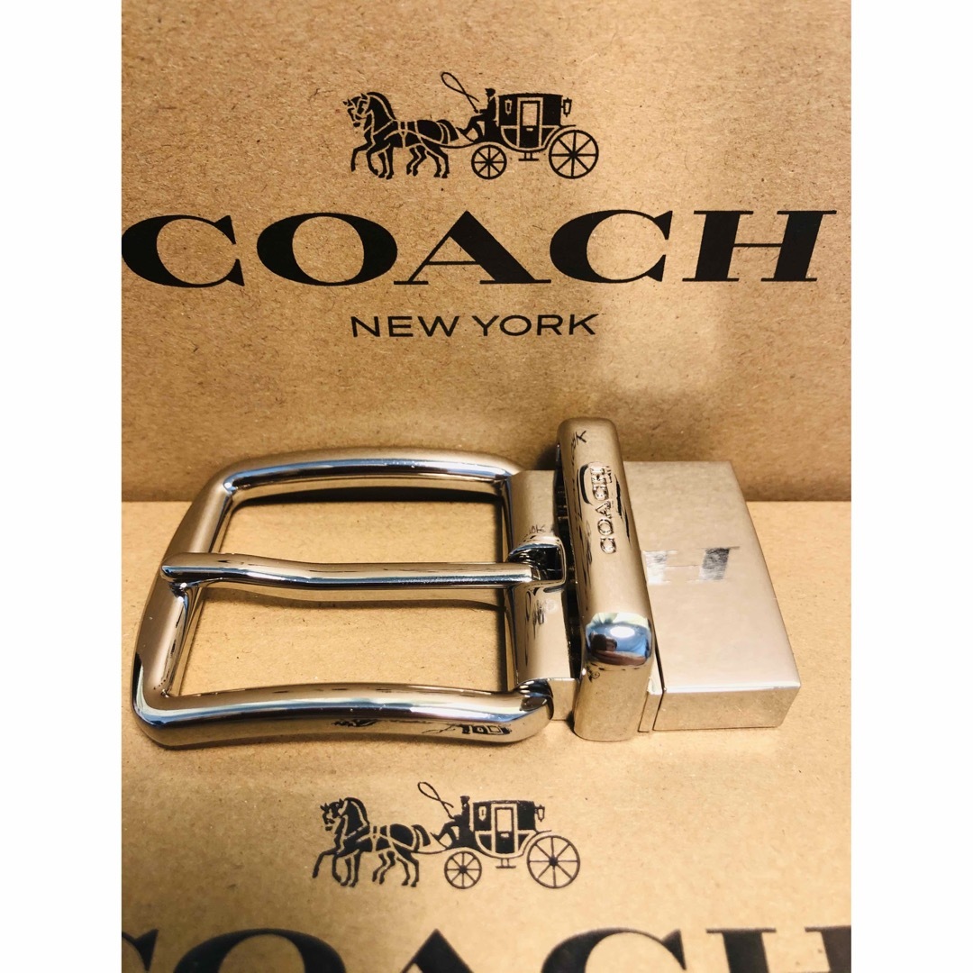 COACH(コーチ)のCOACHコーチ新品正規品リバーシブルレザーベルト　回転バックル2個 メンズのファッション小物(ベルト)の商品写真