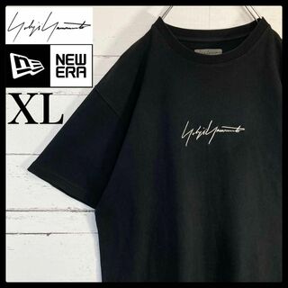 Yohji Yamamoto - 【希少XLサイズ】ヨウジヤマモト×ニューエラ☆刺繍ロゴ 人気コラボ Tシャツ