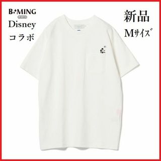 ビームス(BEAMS)の【限定】B:MING × Disney ミッキー ポケット Tシャツ M 新品(Tシャツ/カットソー(半袖/袖なし))