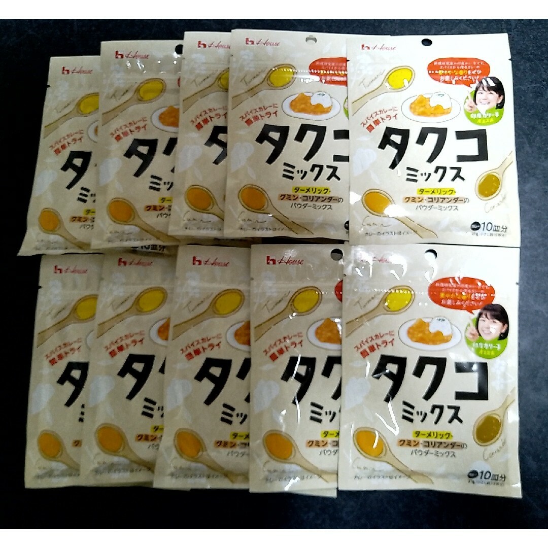 ハウス食品(ハウスショクヒン)のタクコミックス　21g(10皿分)　10袋セットで　ハウスショクヒン 食品/飲料/酒の食品(調味料)の商品写真