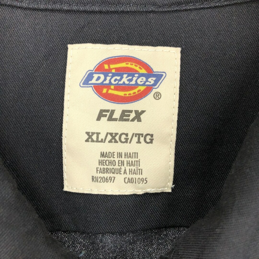 Dickies(ディッキーズ)の古着 ディッキーズ Dickies 長袖 ワークシャツ メンズXL /eaa431736 メンズのトップス(シャツ)の商品写真