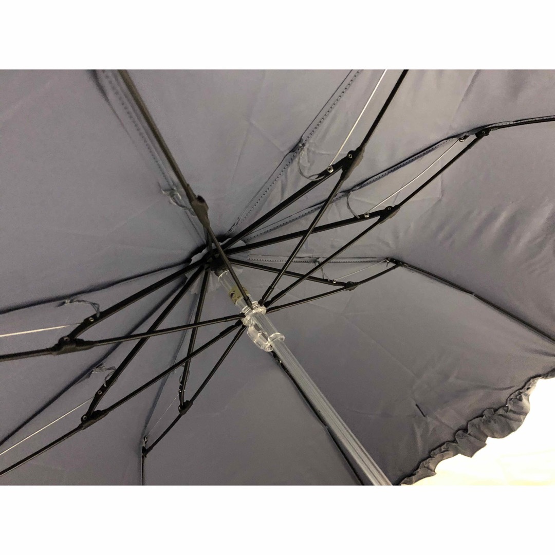 238新品グレイシー GRACY フリル使い晴雨兼用折り畳み日傘楽折れ レディースのファッション小物(傘)の商品写真