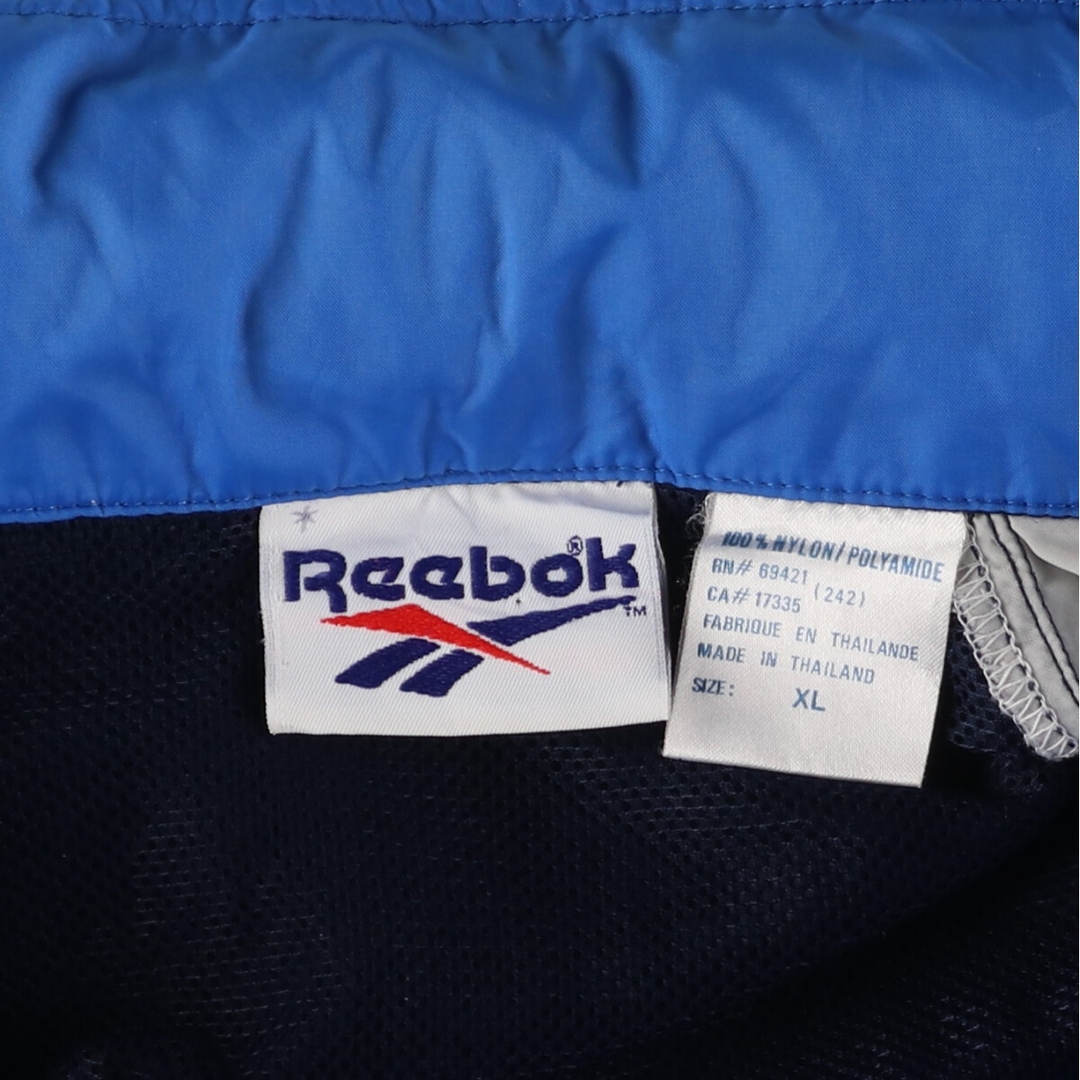 Reebok(リーボック)の古着 90年代 リーボック Reebok メッシュ切替 アノラックジャケット メンズXL ヴィンテージ /eaa428449 メンズのジャケット/アウター(ナイロンジャケット)の商品写真