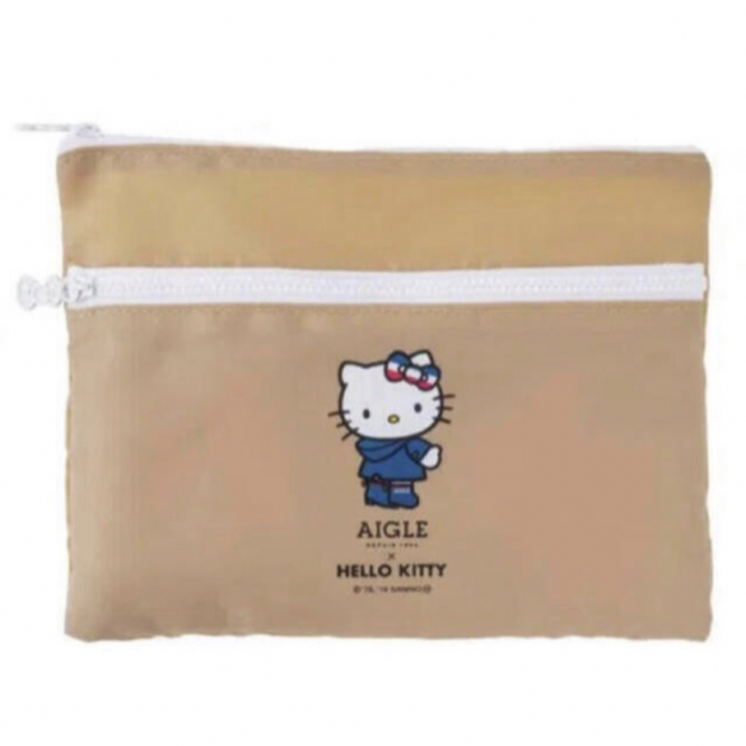 サンリオ(サンリオ)のHello Kitty× LEE × AIGLE ダブルジップポーチ   レディースのファッション小物(ポーチ)の商品写真