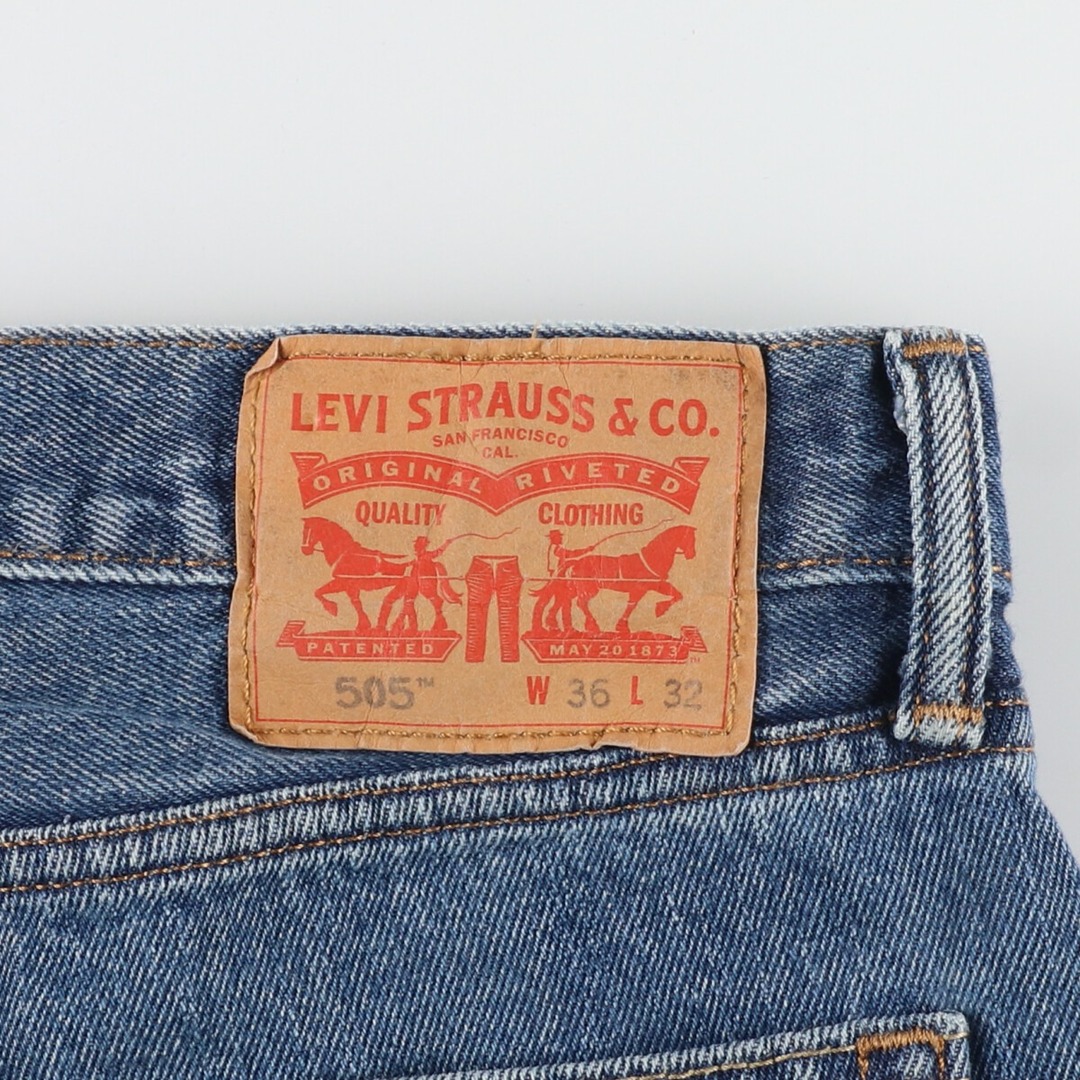 Levi's(リーバイス)の古着 リーバイス Levi's 505 REGULAR FIT テーパードデニムパンツ メンズw37 /eaa428744 メンズのパンツ(デニム/ジーンズ)の商品写真