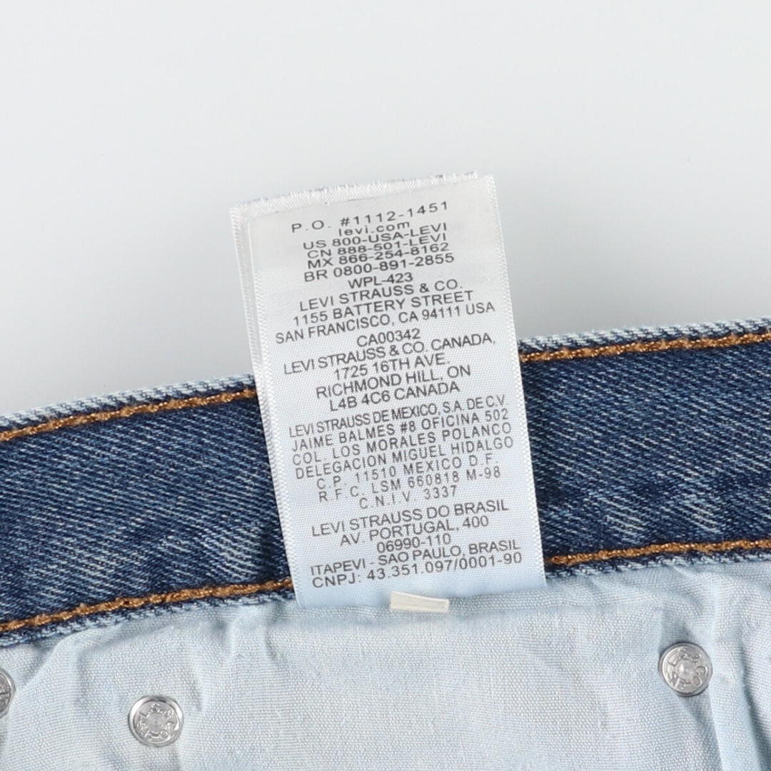 Levi's(リーバイス)の古着 リーバイス Levi's 505 REGULAR FIT テーパードデニムパンツ メンズw37 /eaa428744 メンズのパンツ(デニム/ジーンズ)の商品写真