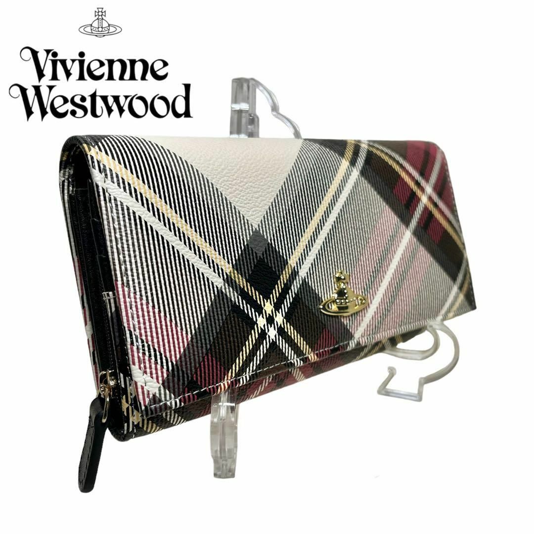 Vivienne Westwood(ヴィヴィアンウエストウッド)の✨新品✨ビビアンウエストウッド 長財布 チェック レディースのファッション小物(財布)の商品写真